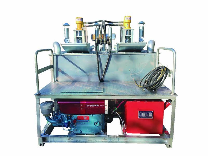 Atm-900 hydraulic twin cylinder hot melt kettle
