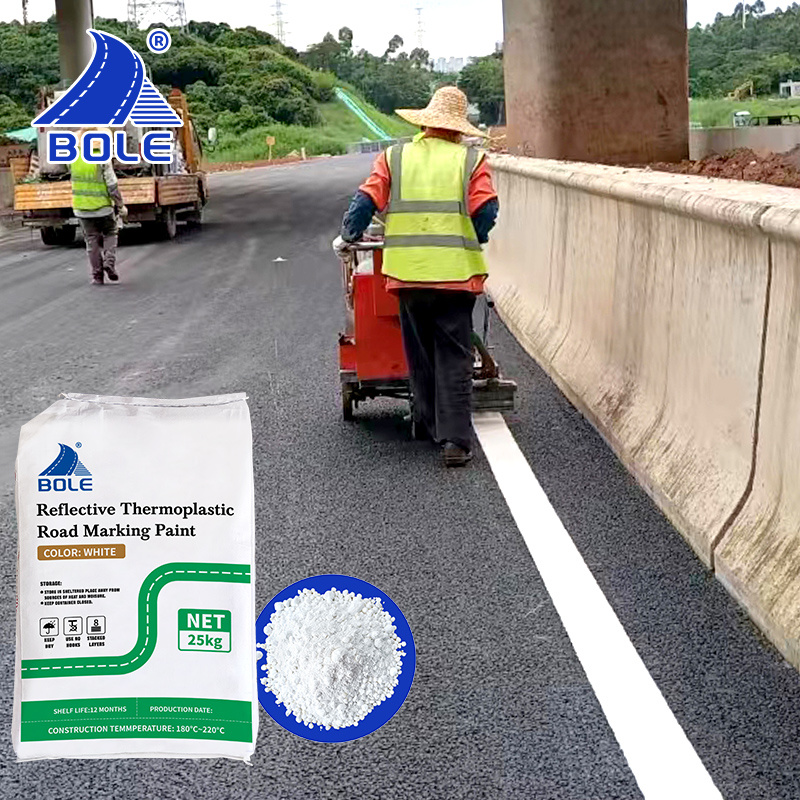 ISO 9001 factory yellow thermoplastic road paint ashto thermoplastic safety reflective paint