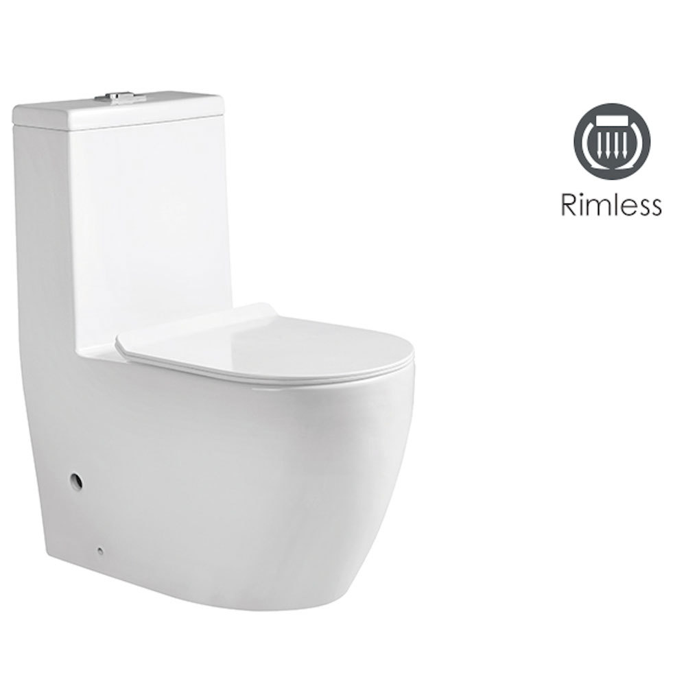Rimless toilet