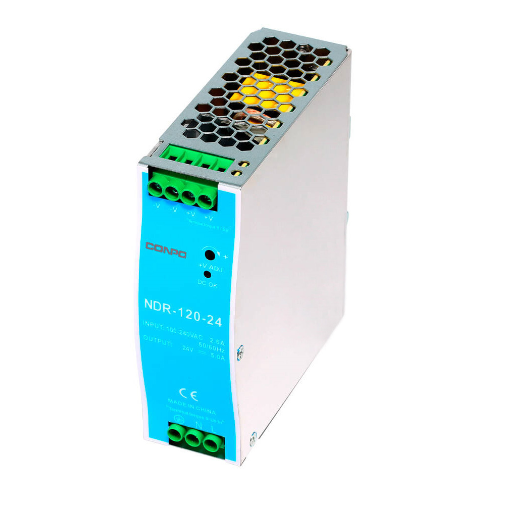NDR-75-12 (75W-12V/6.3A); NDR-75-15(75W-15V/5A); NDR-75-24 (75W-24V/3.2A);  NDR-75-48 (75W-48V/1.6A); DIN-rail Power Supply