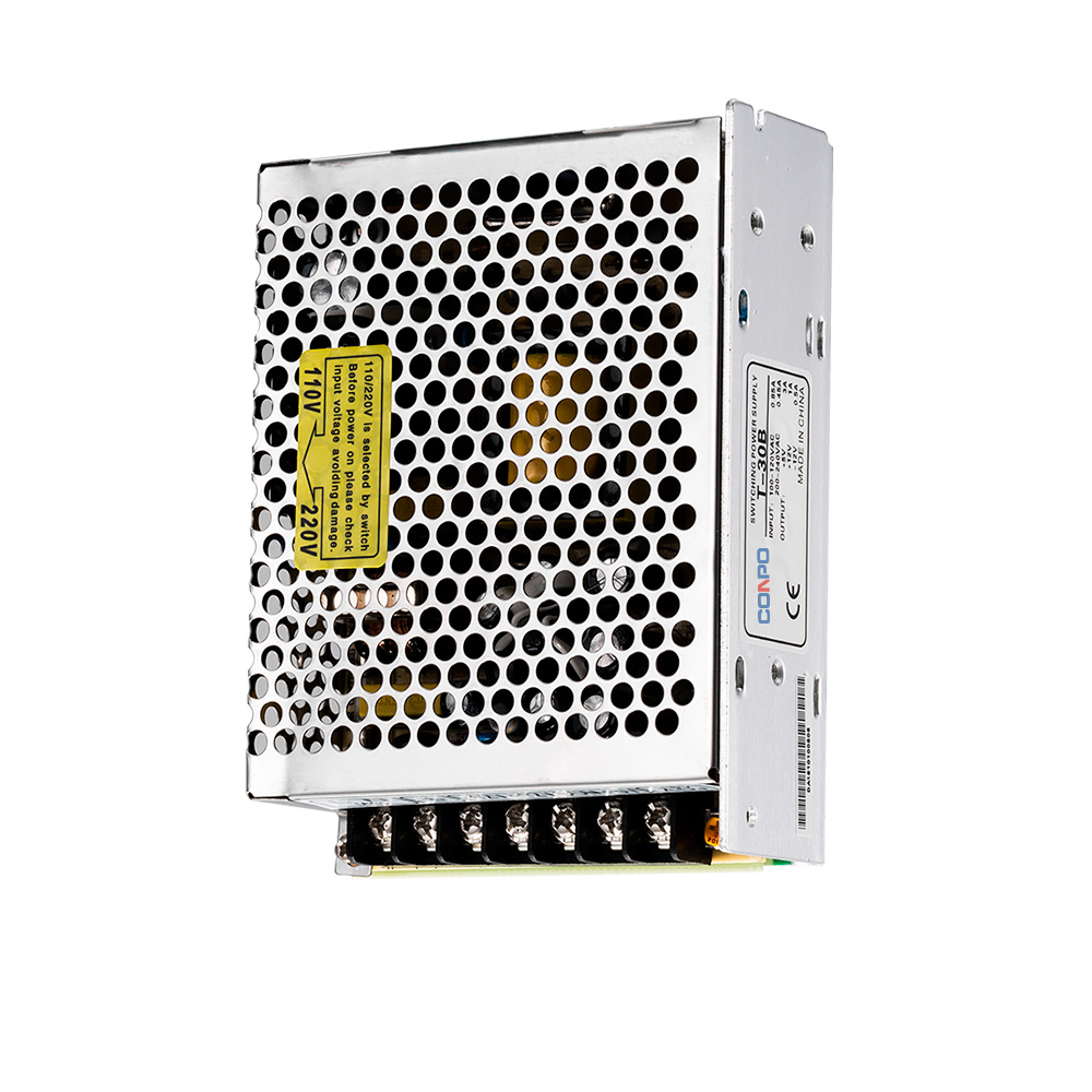 T-30D (30W-CH1: 15V/3A, CH2: 12V/0.5A, CH3: 24V/0.5A) Triple Output Power Supply