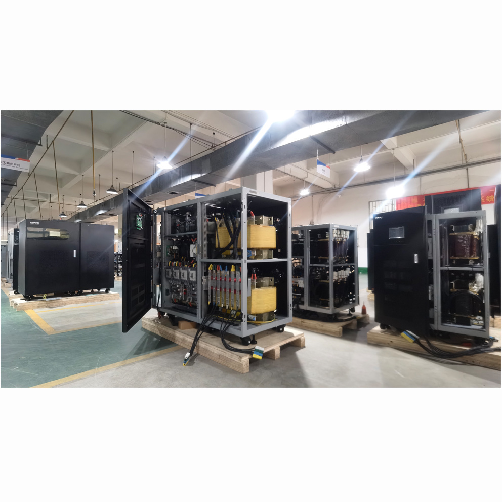 PRT250K   3/3,  250KVA/200KW, 380VAC, 480VDC, 50HZ/60HZ,  Industrial-grade Online Low Frequency UPS(Transformer base)