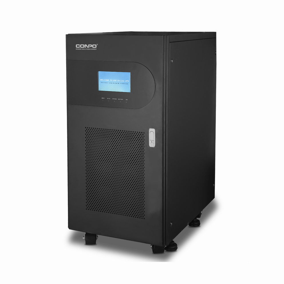 PRT10K   3/3,  10KVA/8KW, 380VAC, 384VDC, 50HZ/60HZ,  Industrial-grade Online Low Frequency UPS(Transformer base)