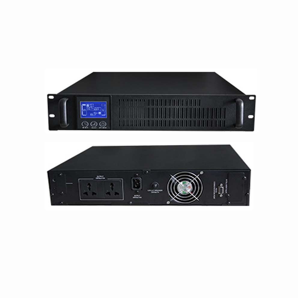 PRM1K   1KVA/0.8KW, 220VAC, 24VDC, Built-in battery: 2pcs * 7AH/12V, Rack-mount Online HF UPS