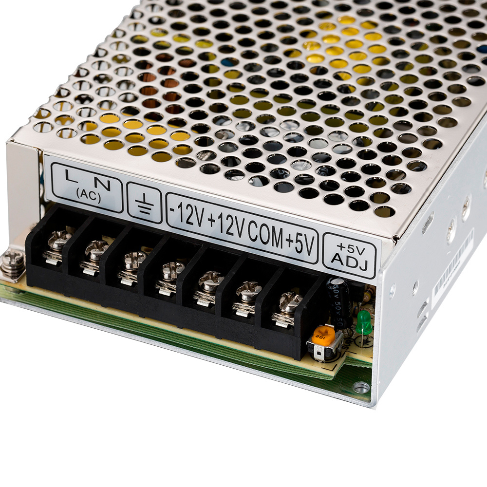 T-60B (60W-CH1: 5V/5A, CH2: 12V/2.5A, CH3: -12V/0.5A) Triple Output Power Supply
