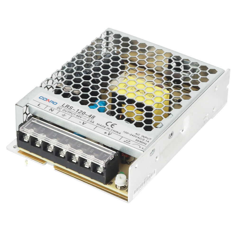 LRS-120-12 (120W-12V/10A);   LRS-120-15 (120W-15V/8A);  LRS-120-24 (120W-24V/5A); LRS-120-48 (120W-48V/2.5A）Super-thin Power Supply