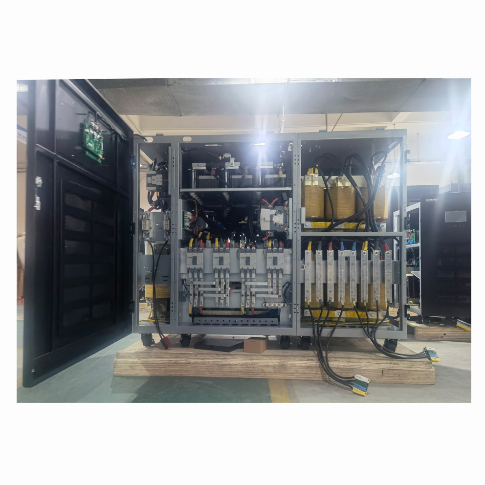 PRT400K   3/3,  400KVA/320KW, 380VAC, 480VDC, 50HZ/60HZ,  Industrial-grade Online Low Frequency UPS(Transformer base)