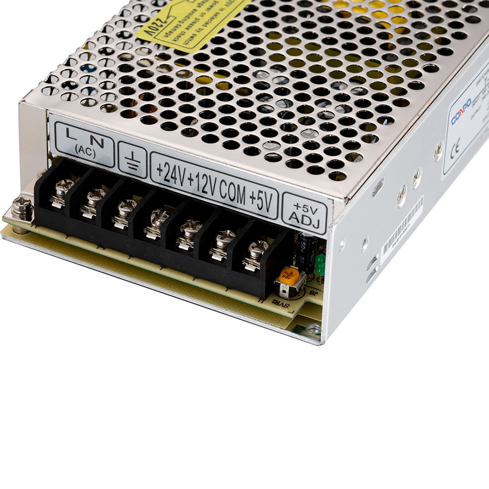 T-50B (50W-CH1: 5V/0~5A, CH2: 12V/0~1A, CH3: -12V/0~1A) Triple Output Power Supply