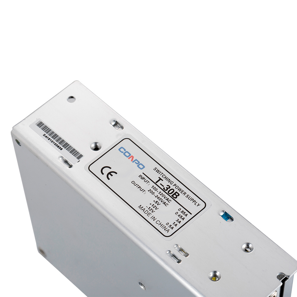 T-30C (30W-CH1: 5V/3A, CH2: 15V/0.5A, CH3: -15V/0.5A) Triple Output Power Supply