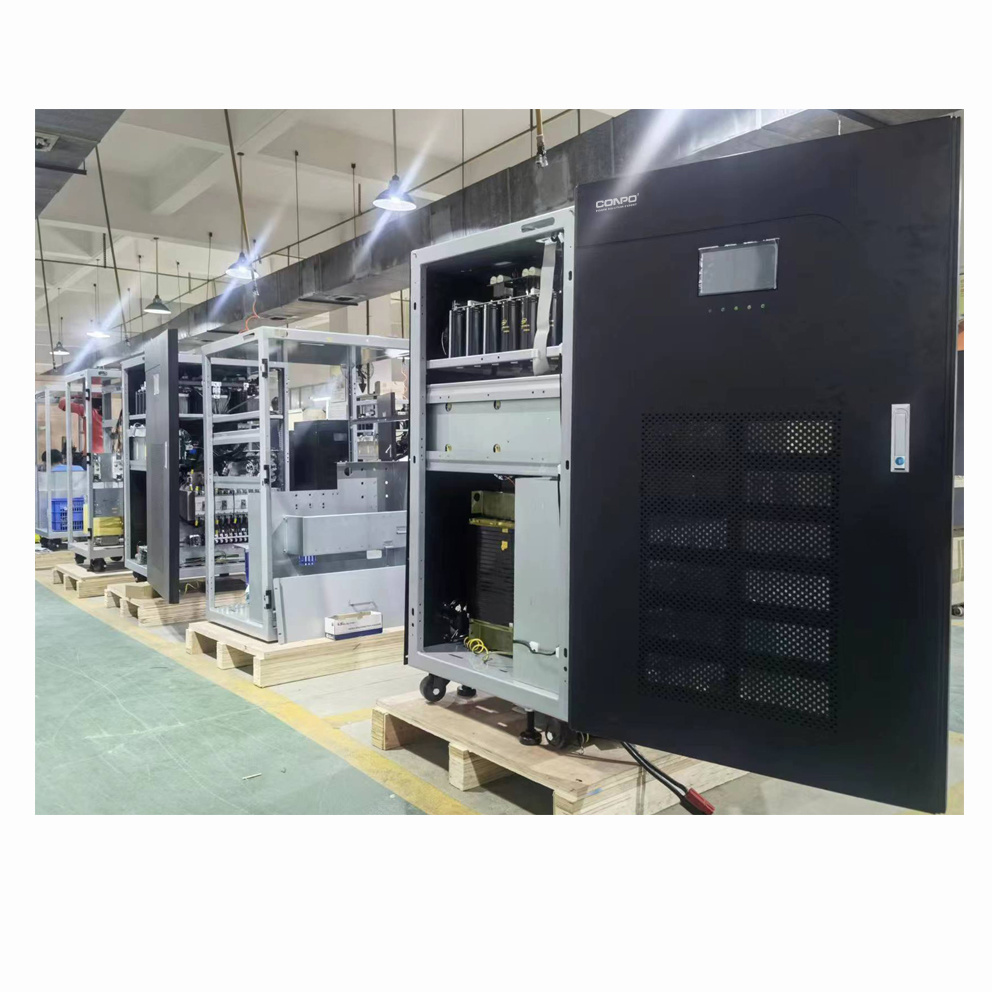 PRT80K   3/3,  80KVA/64KW, 380VAC, 384VDC, 50HZ/60HZ,  Industrial-grade Online Low Frequency UPS(Transformer base)