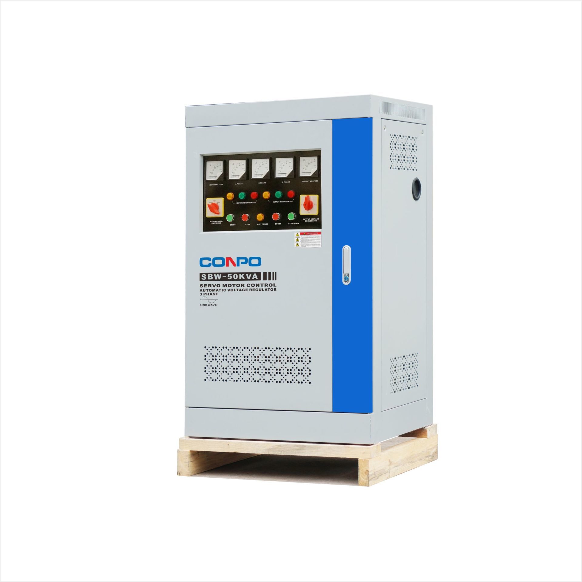 SBW-30KVA, 40KVA, 50KVA, 60KVA 3Phase Industrial-grade Automatic Voltage Regulator/Stabilizer