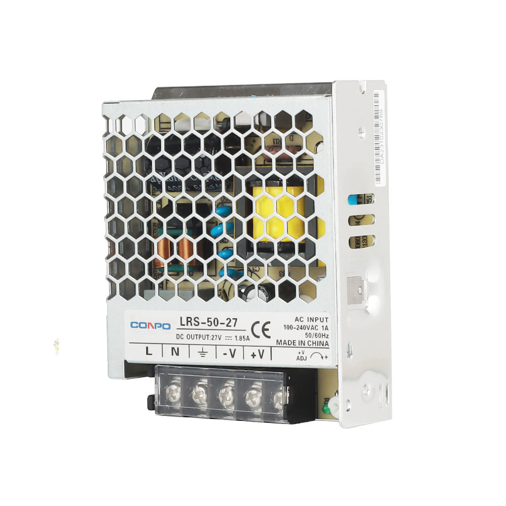 LRS-50-12 (50W-12V/4.2A);   LRS-50-15 (50W-15V/3.4A);  LRS-50-24 (50W-24V/2.2A); LRS-50-48 (50W-48V/1.1A）Super-thin Power Supply