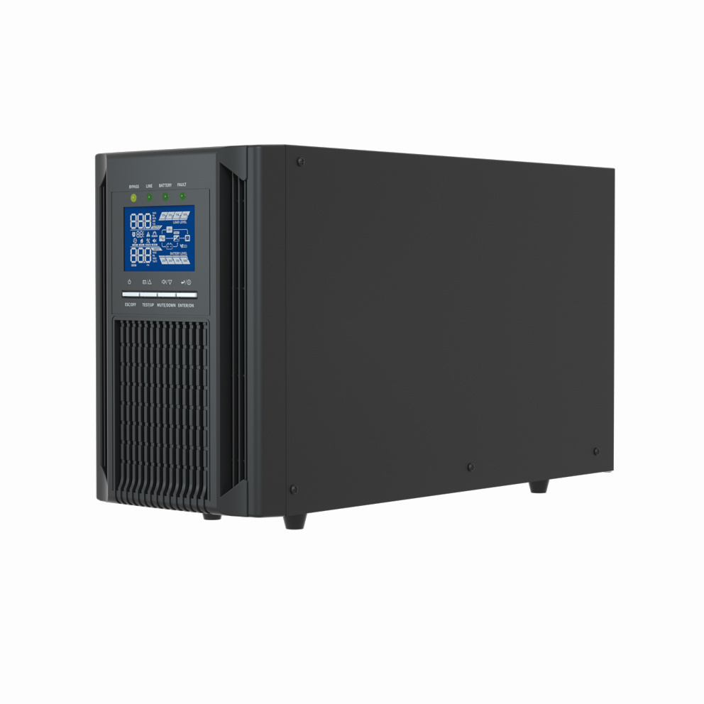 PPT2KB   2KVA/2KW(PF:1.0),  110/115/120 or 127VAC, 48VDC, Built-in battery: 4pcs * 7AH/12V, Online HF UPS