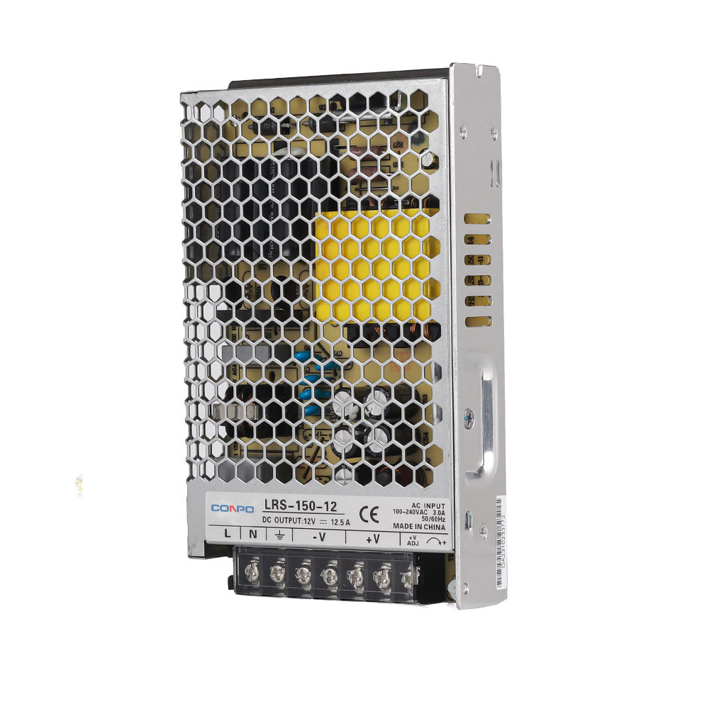 LRS-150-12 (150W-12V/12.5A);   LRS-150-15 (150W-15V/10A);  LRS-150-24 (150W-24V/6.5A); LRS-150-48 (150W-48V/3.3A）Super-thin Power Supply