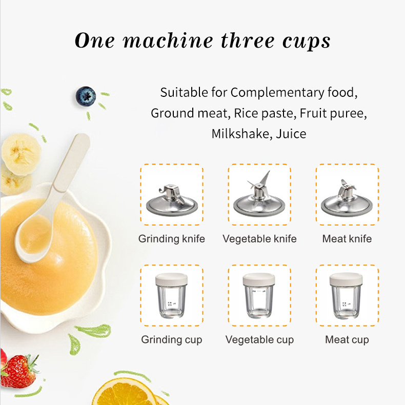 Baby food processing blender multi function