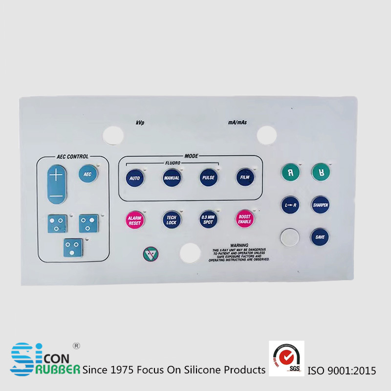 Medical device control panel
