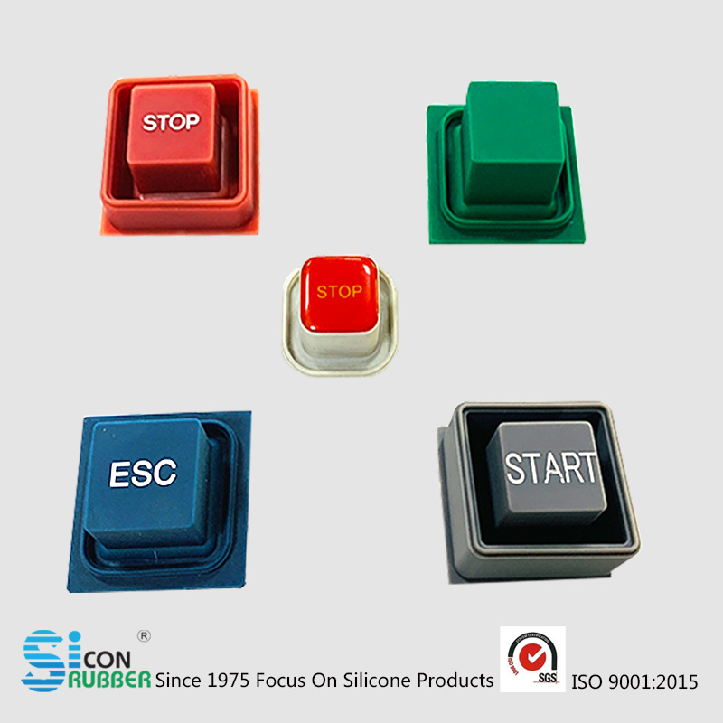 Silicone single key