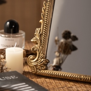 HSDDHOME Vintage Vanity Makeup Desk Mirror-2