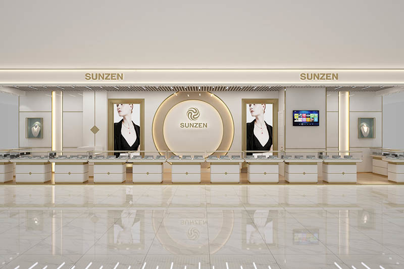 Modern Jewellery Shop Counter Design
