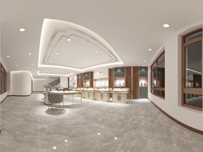 Luxury Jewelry Shop Decor Concepts & Custom Jewelry Showcases