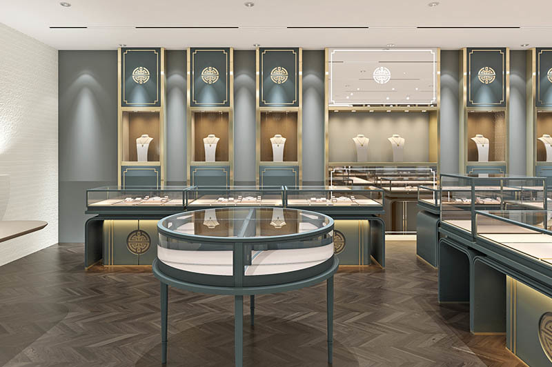 Jewelry Store Design And Custom Showcase In Singapore