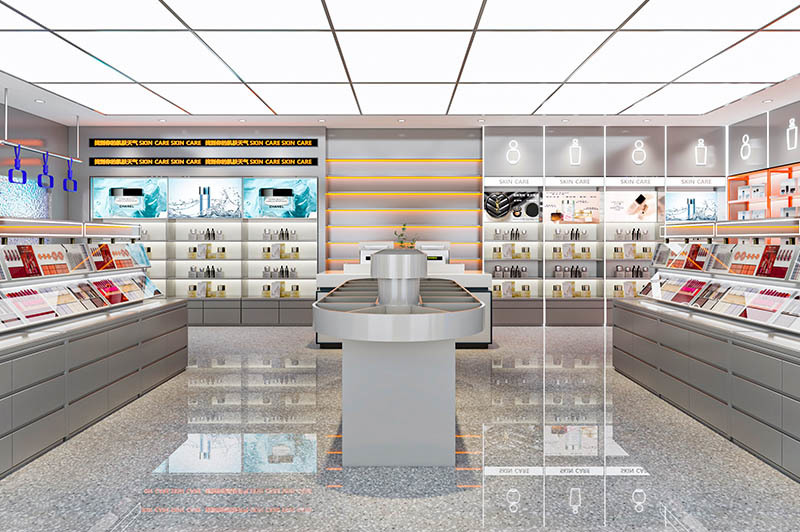 Custom Makeup Store Design Solutions | Full Beauty Store Display Fixtures