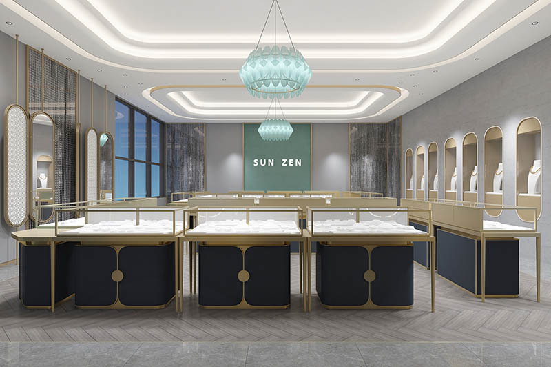 Luxury Jewelry Showcase And Shop Design