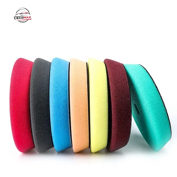 6 Inch Bevel Shape Car Polishing Pad round Hole Sponge & Foam with Car Care RO/DA Details