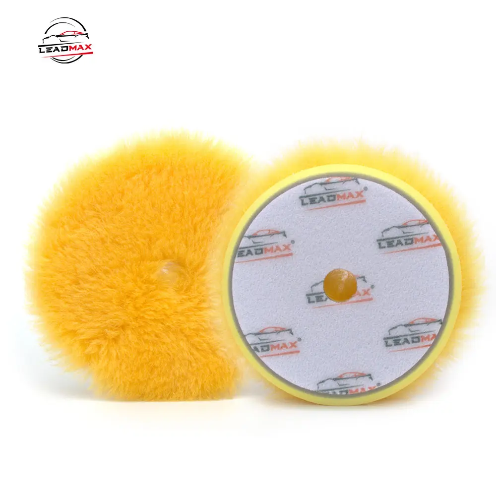 125mm 5 Inch New Wool Polishing Pad round Steel Wool Polishing Pad for Car Detailing and Marble Foam Material