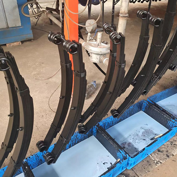 Waterborne anticorrosion paint for leaf springs