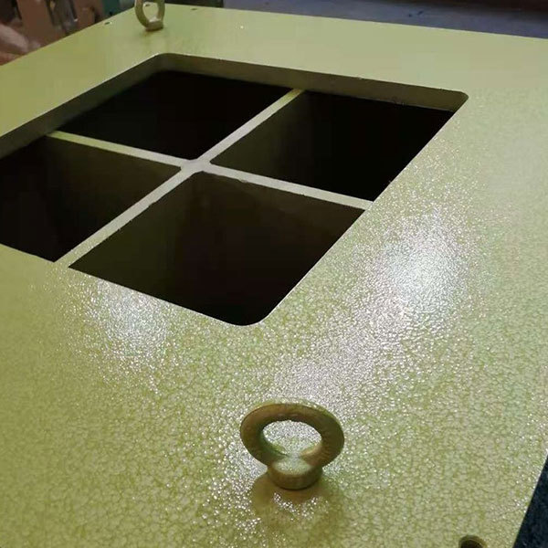 Waterborne metallic hammered paint