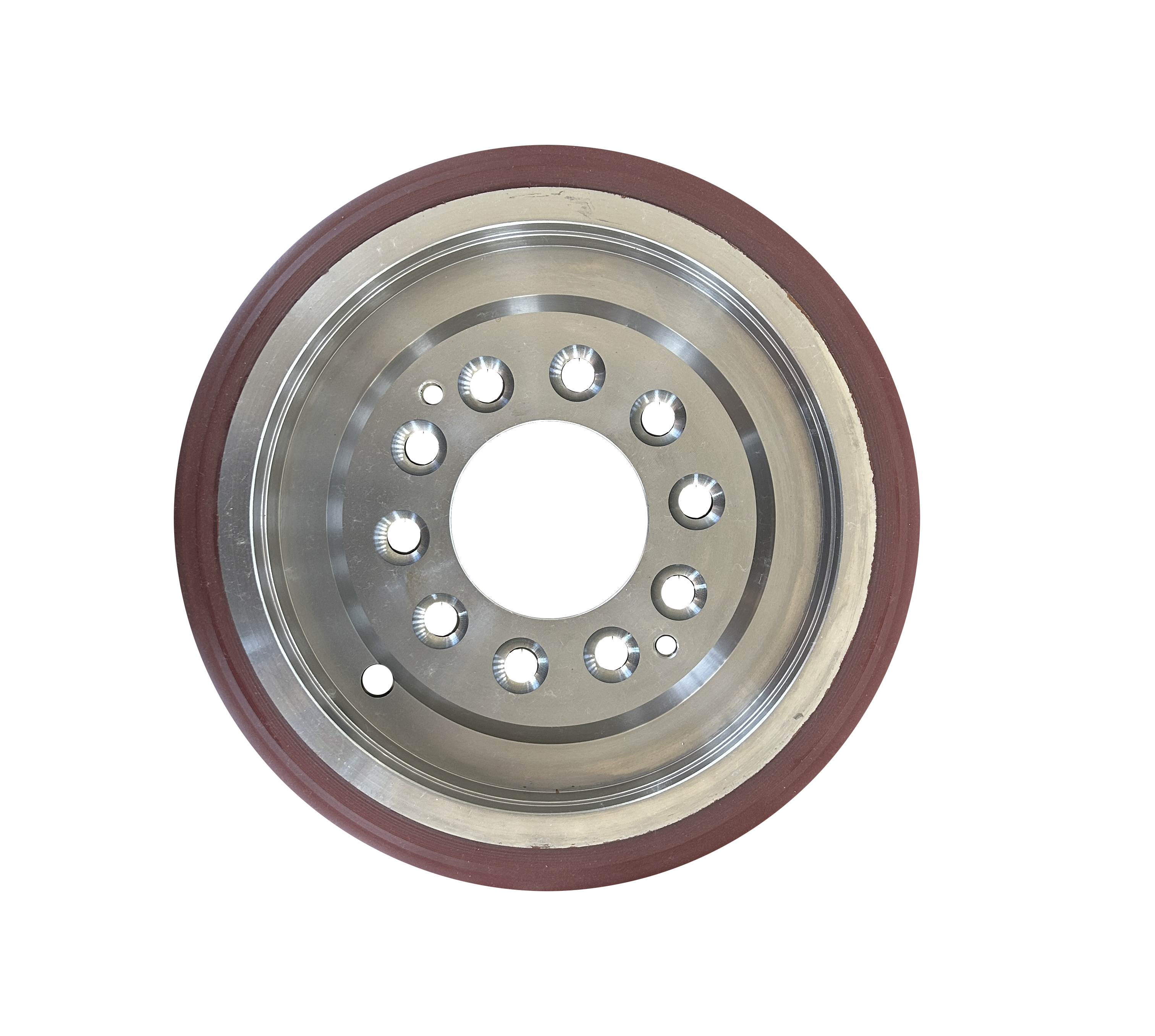 Monorail hoist drive wheel
