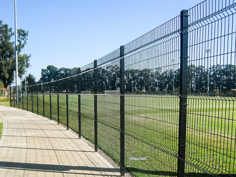 Wire mesh fence