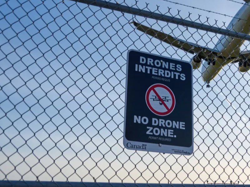 Airport fence