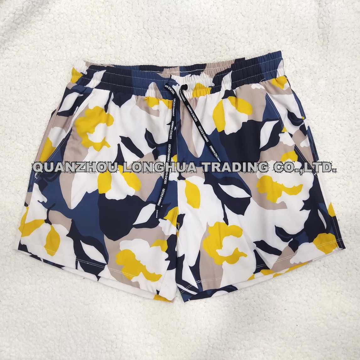 Men Boys Board Shorts Swim Shorts with Printing Underwear Apparel
