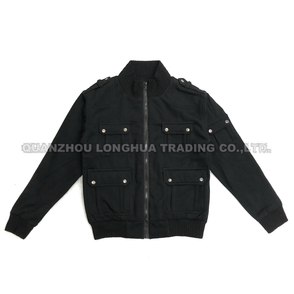 Men's Jacket Boy's Jacket Knitwear Jacket  Polyester Fleece Tops Apparel Winter Coat Navy Fashion Clothing Casual Outdoor Clothes