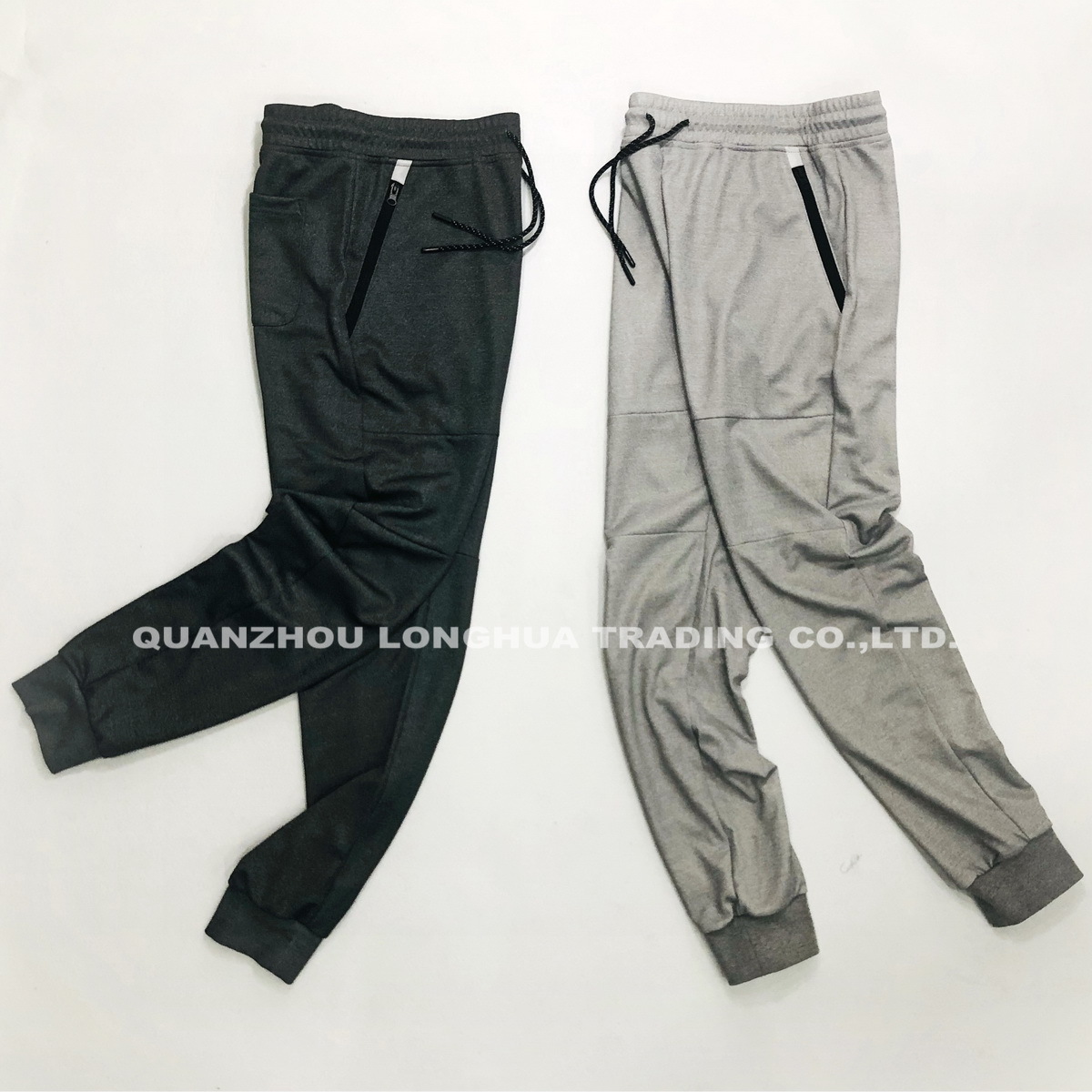 Men′s and Boy′s Joggers Knitwear Jogging Pants Apparel Trousers Casual Kids Wear Polyester Interlock with Reflective Flap