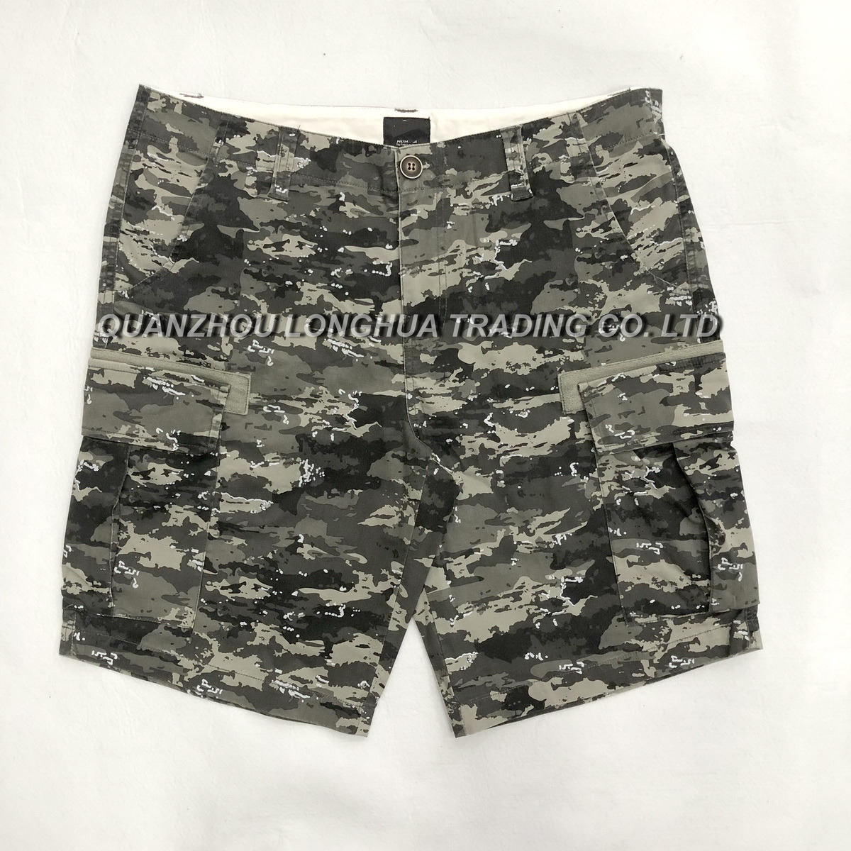 Men′s Boy′s Cargo Shorts Pants Casual Apparel Trousers Fashion Camo Cotton Garment Dye