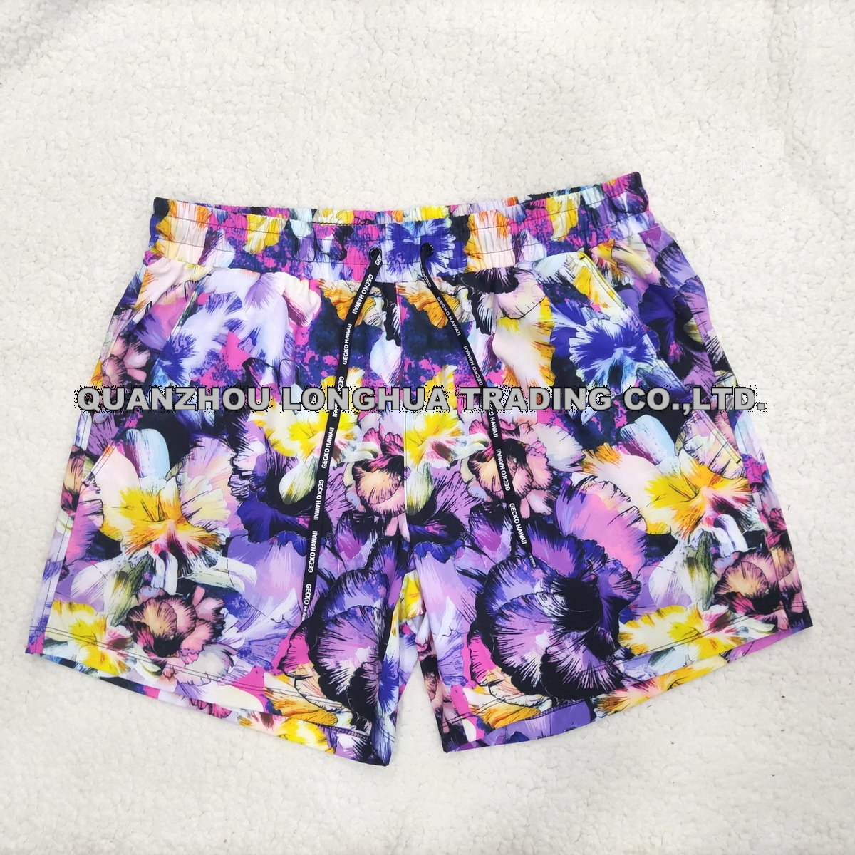 Men Boys Swim Shorts Beach Shorts with Printing Underwear Apparel