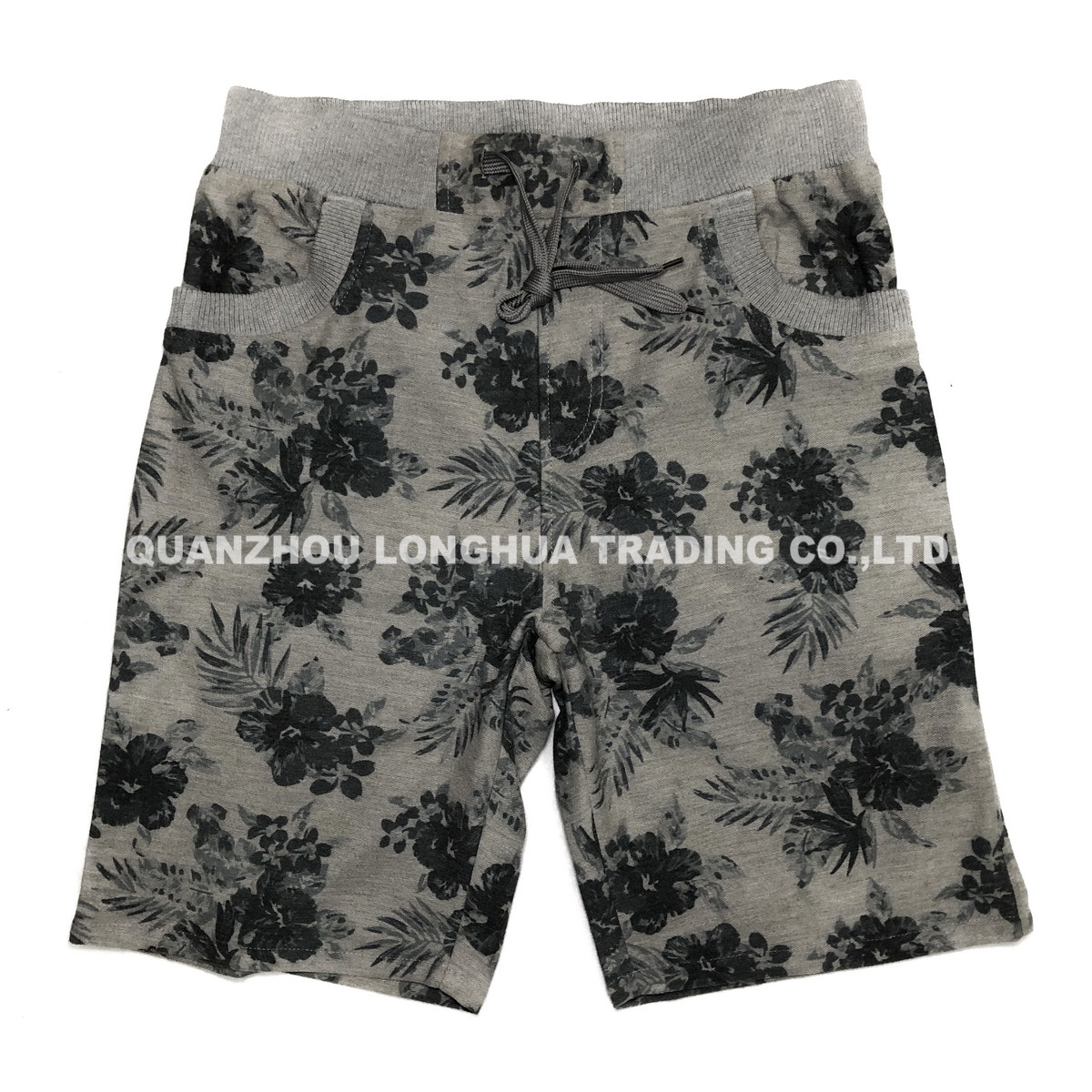 Men and Boys Shorts With Printing Apparel Jeans Casual Trousers Kids Wear Pants Knitwear T/C Terry
