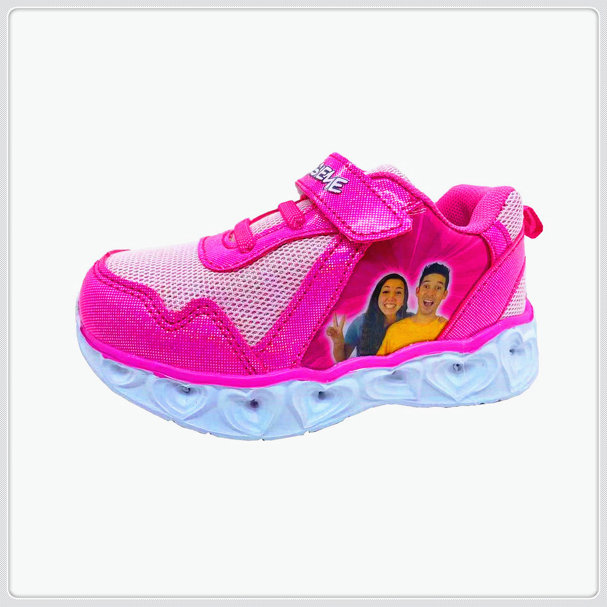 Kid Shoes, Sneaker Shoes, Children Shoes,athletic shoes Mesh+PU with PVC Patch on Upper, PU Velcro EVA Outsole with lights