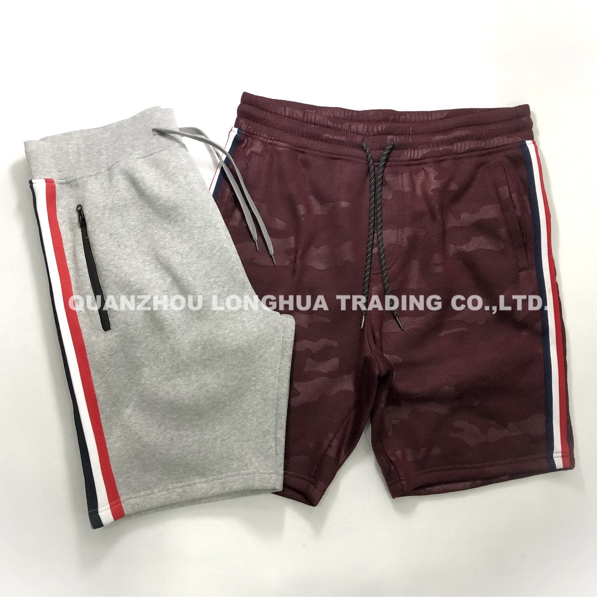 Men and Boys Shorts With Apparel Trousers Jeans Kids Wear Casual Pants Knitwear Polyester Fleece Tape