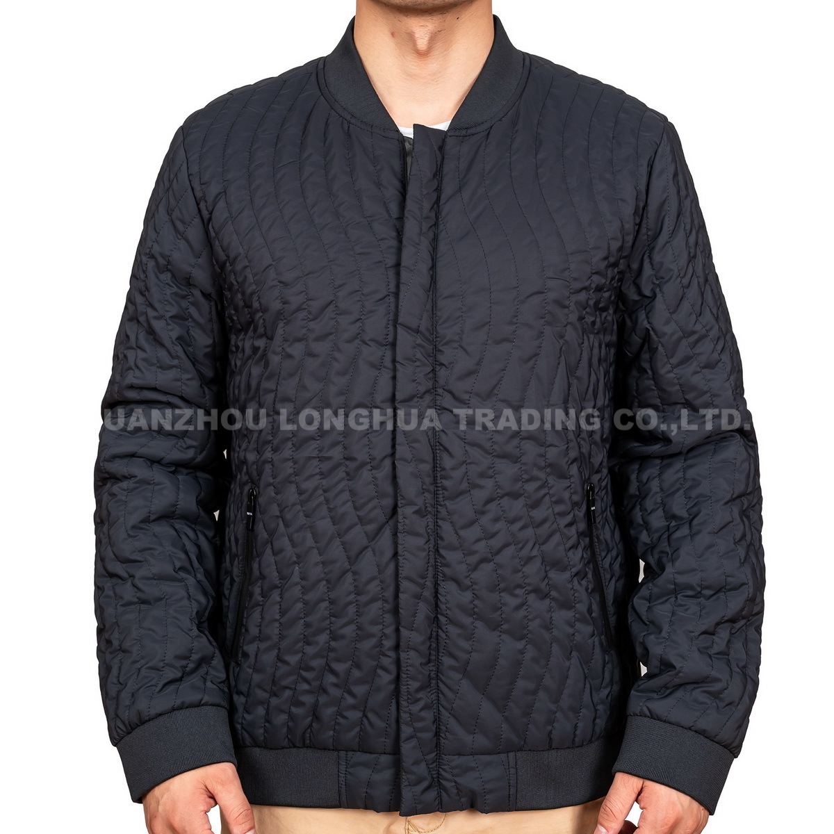 Men Boy Quilted Jacket Winter Coat Outdoor Clothing