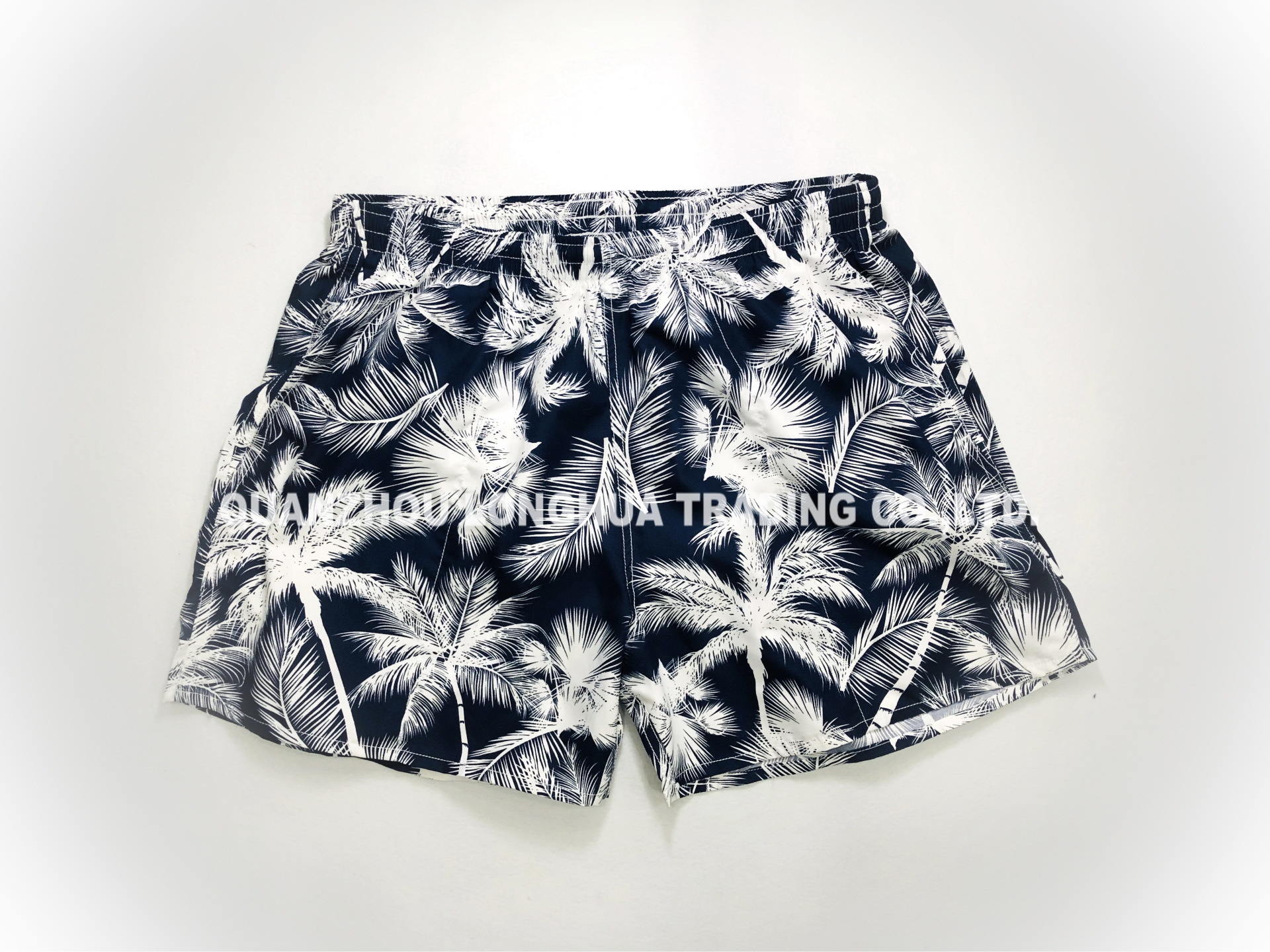 Men and Boys Polyester Waterproof Swimming Wear Beach Shorts Printing Board Shorts Navy Apparel Trousers Kids Swim Wear Pants