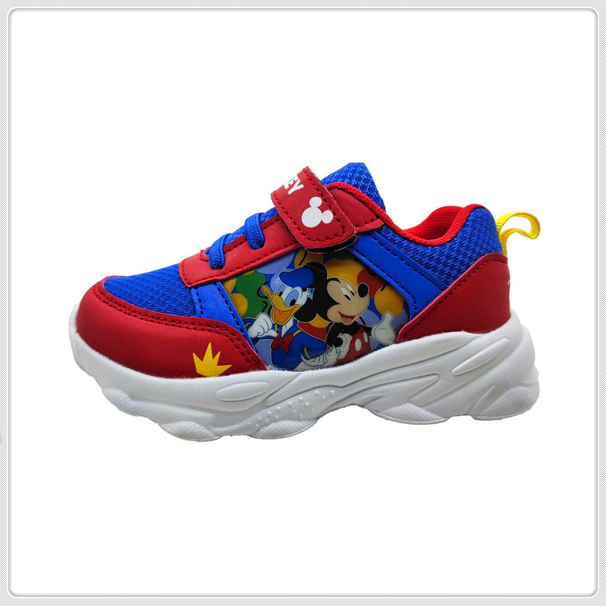 Kid Shoes, Sneaker Shoes, Children Shoes, Custom shoes Mesh+PU with PVC Patch on Upper, PU Velcro EVA Outsole