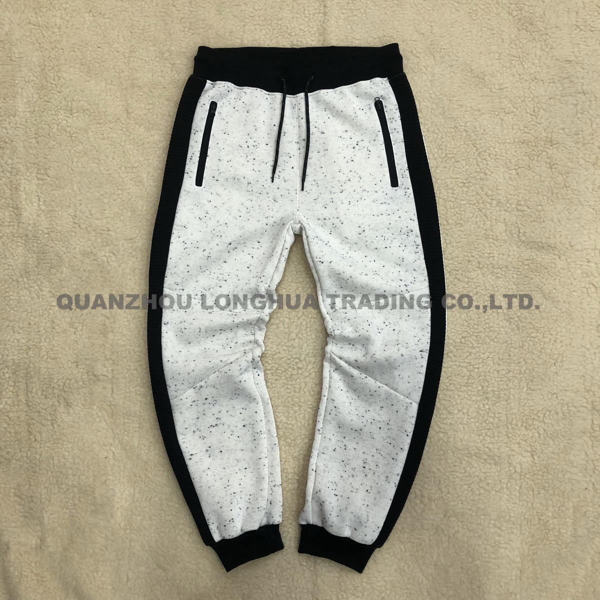 Men′s and Boy′s Joggers Knitwear Jogging Pants Apparel Casual  Trousers Kids Wear Polyester Cotton Fleece Joggers with Ottoman Panels and Joint Pieces