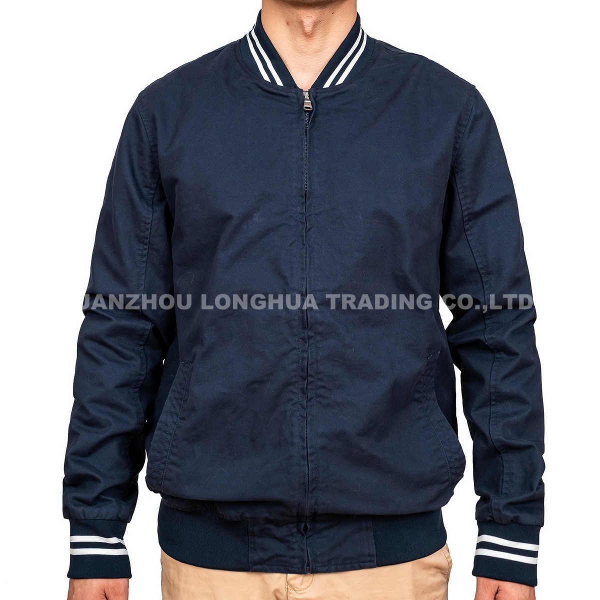 Men Jacket Boy Jacket Cotton Twill Apparel Outer Coat Fashion Clothing Navy Clothes