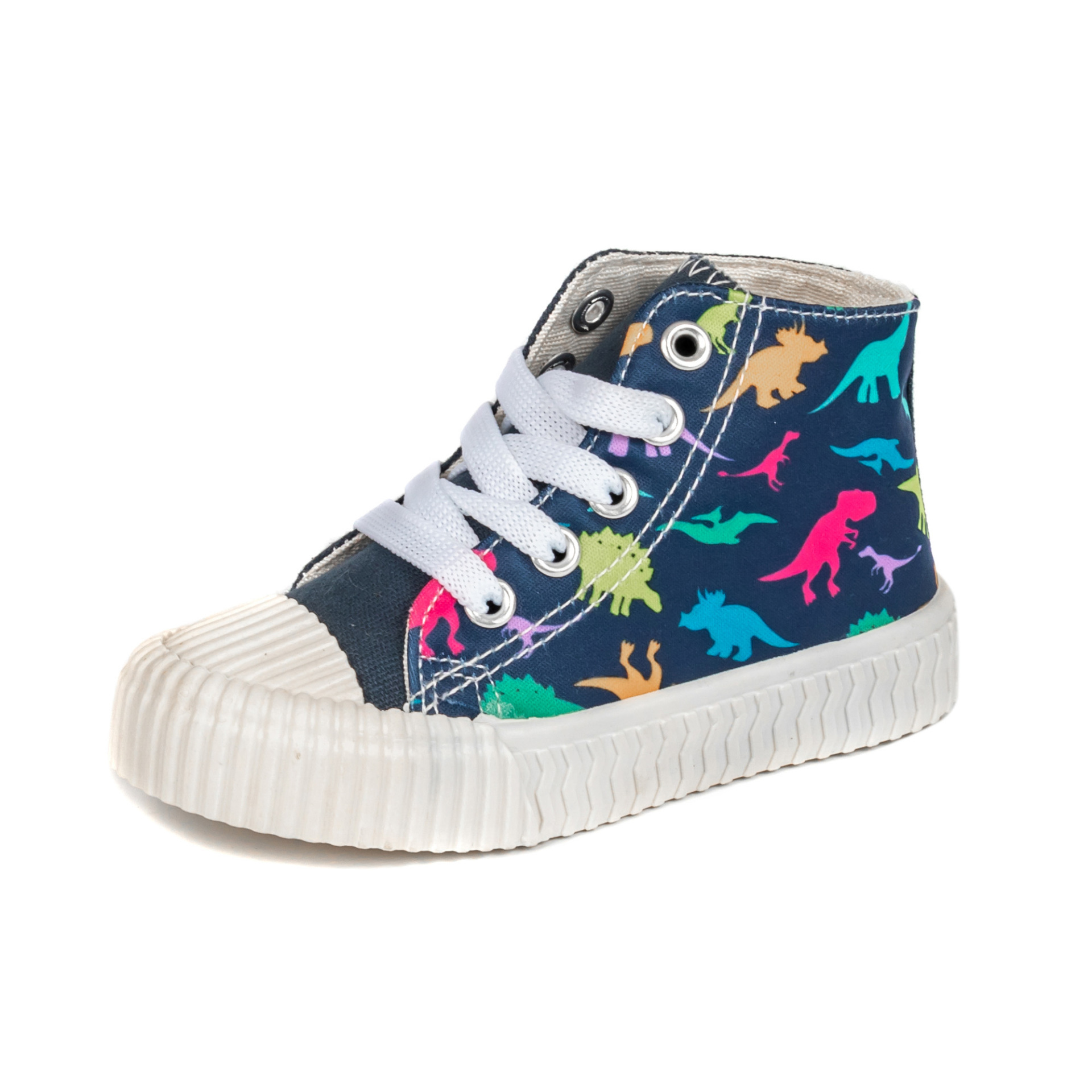 Sneaker Shoes, Children Shoes, High cut shoes,Injection shoes ,Black, Textile  Upper+Lace PVC injection Outsole