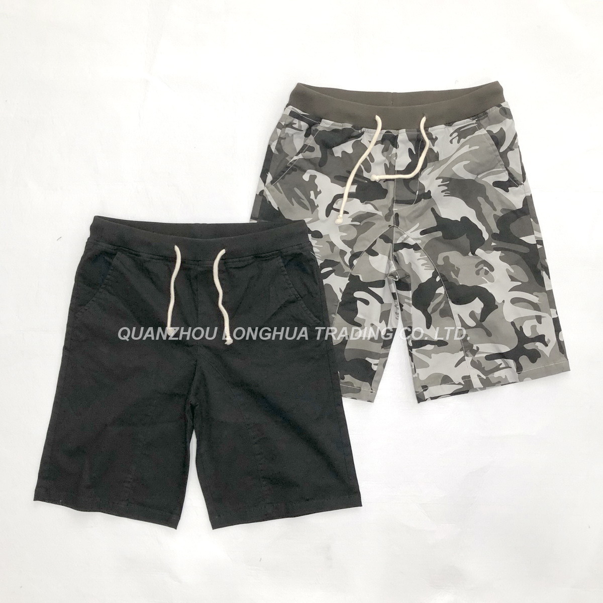 Men′s Boy′s Cargo Shorts Pants Casual Apparel Trousers Fashion Washed Cotton Spandex Shorts
