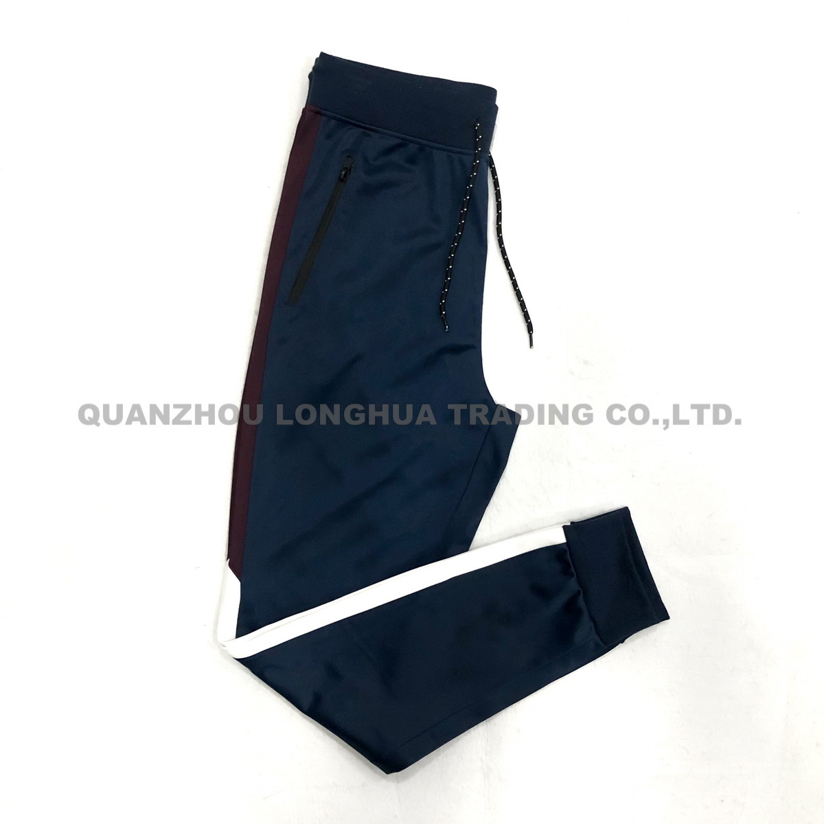 Men′s and Boy′s Joggers Knitwear Casual Jogging Pants Apparel Trousers Kids Wears Polyester Fleece Joggers with Contrast Color Joint Panels